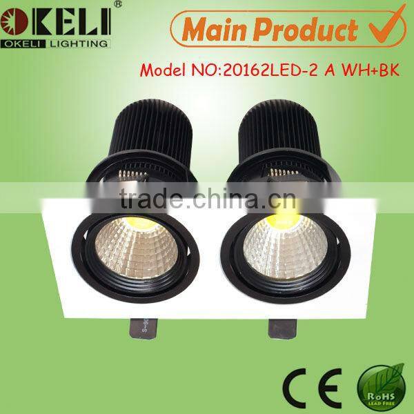 recessed cob led grille lights