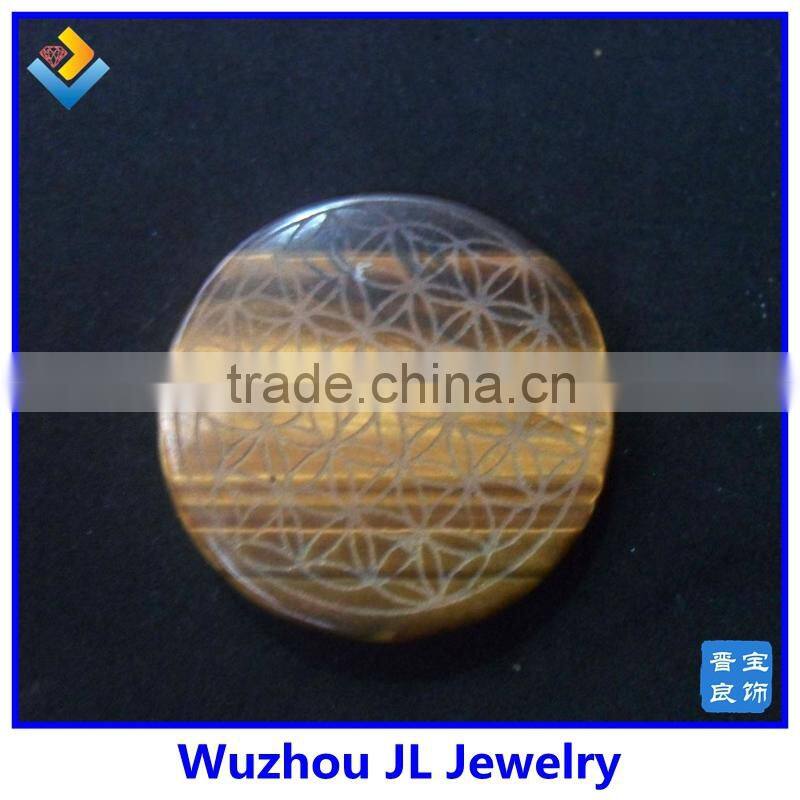 Natural Crystal Pendant Necklaces Flower Pendant Flower Of Life Pendant