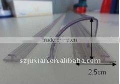 Data strip for hook shelf