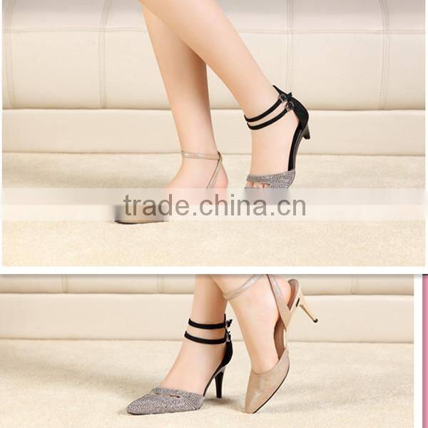 2016 New Arrival Detachable Heel Shoes, High Heel Shoes Dace Shoes, Changeable Heels Removable Heel Shoes