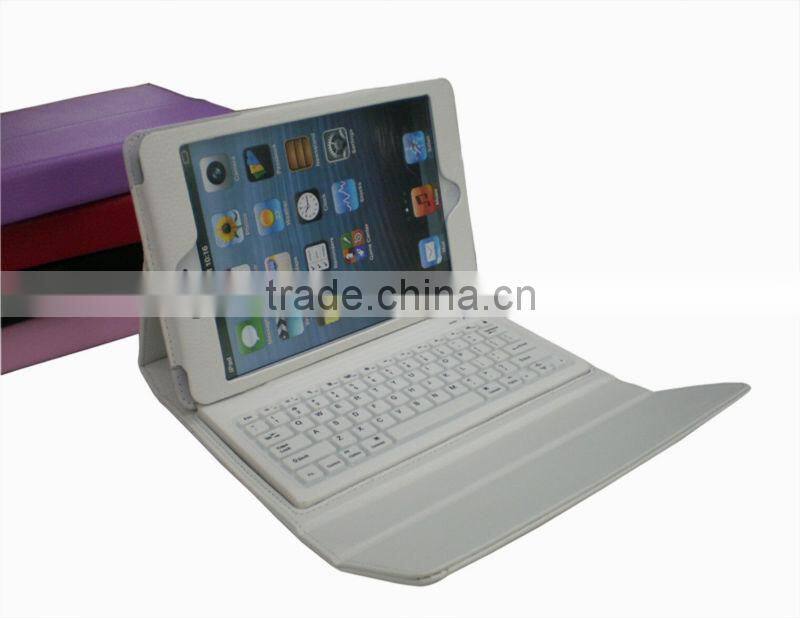 high-qualified wireless bluetooth keyboard,ultra slim keyboard,fuctional BT keyboard cover for IPad