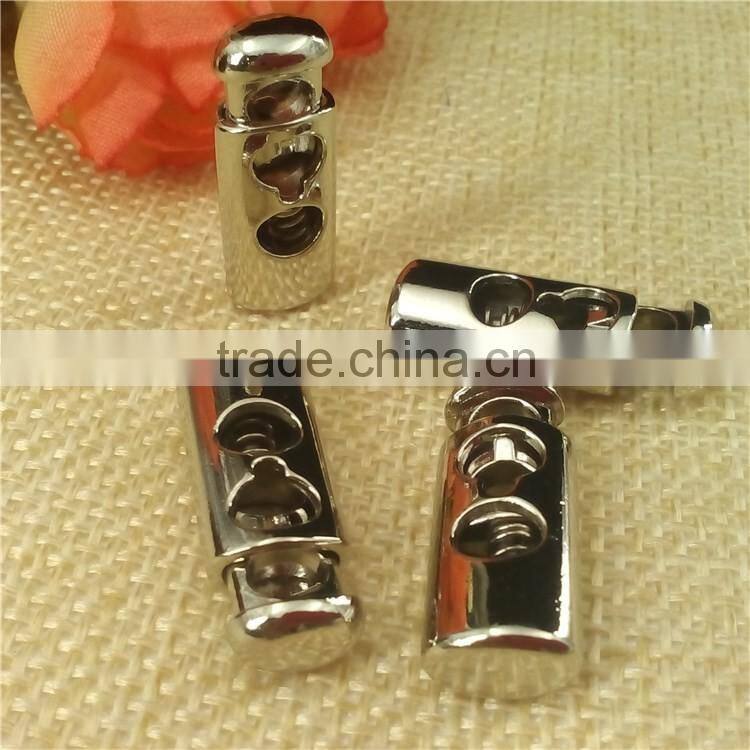 metal shining spring stopper for clothing garment