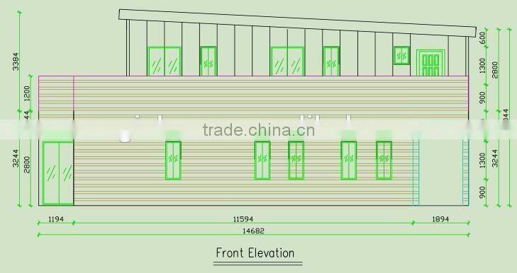 Flexible and Durable Double Floor Prefab Concrete Villa House with Luxury Decoration of More Than 70 Years