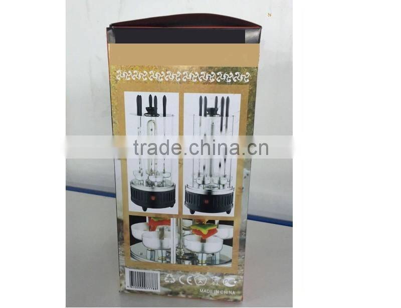 New Portable BBQ Grill Automatic Rotating Electric Barbecue Machine