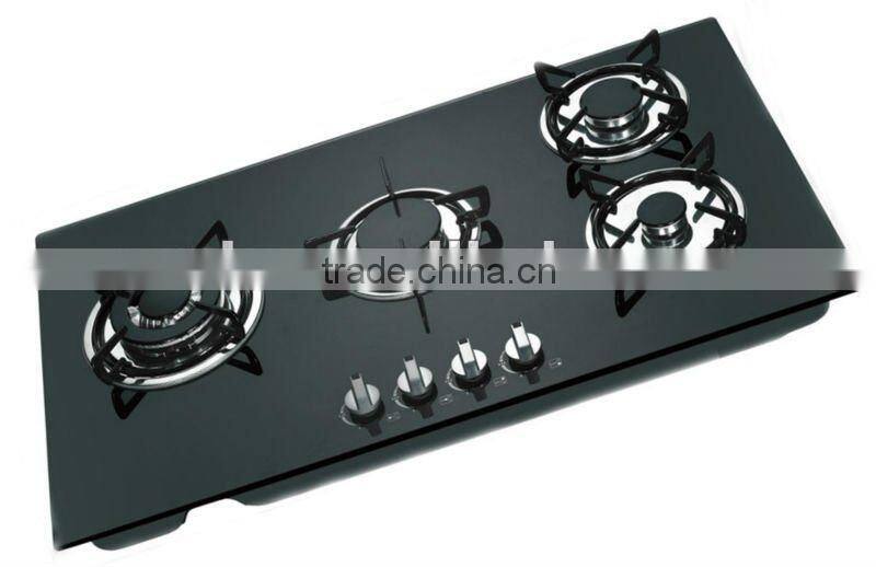 4 burner Built-in Tempered Glass Gas stove XLX-914G-1