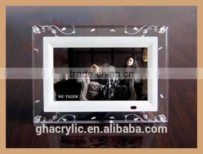 Custom vertical acrylic magnet photo frame high grade birthday gift