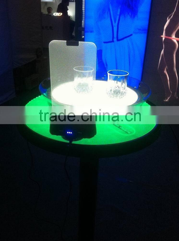 LED products used in bars as table and led winelist luminous cup with led teay