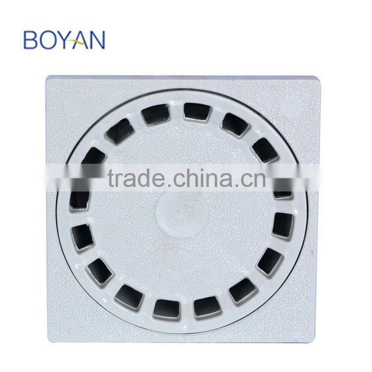 China Supplier Bathroom PVC Round Shower Plastic Floor Drain