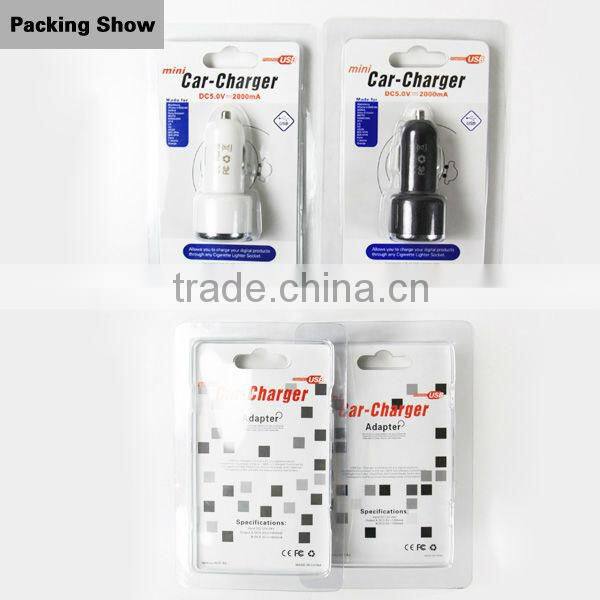 multi dual usb battery charger car12V 2.1A