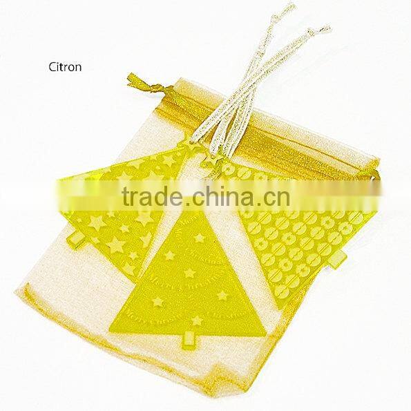 Acrylic Christmas Tree Decoration Festive Trees set of 3