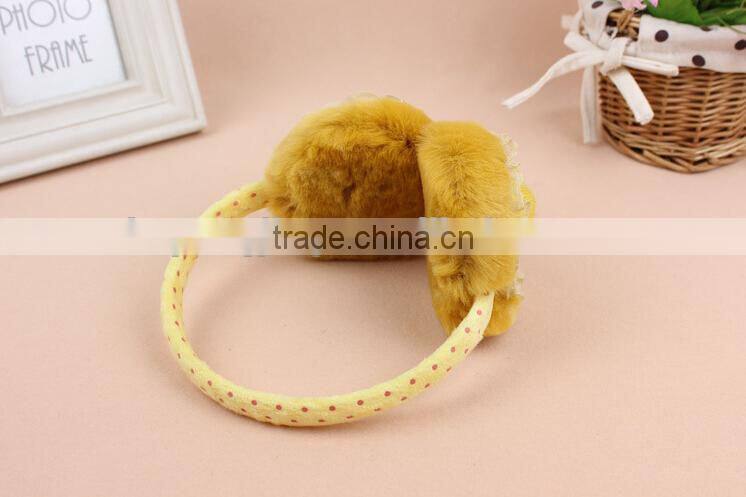 Factory wholesale warm faux fur earmuffs with cheap price