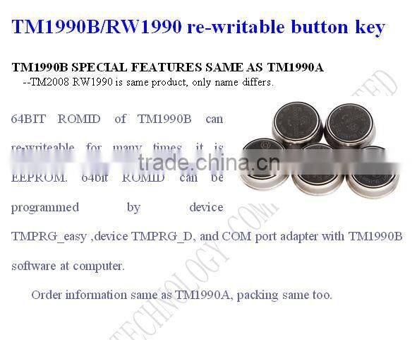 Rewritable Ibutton With Holder Memory Card