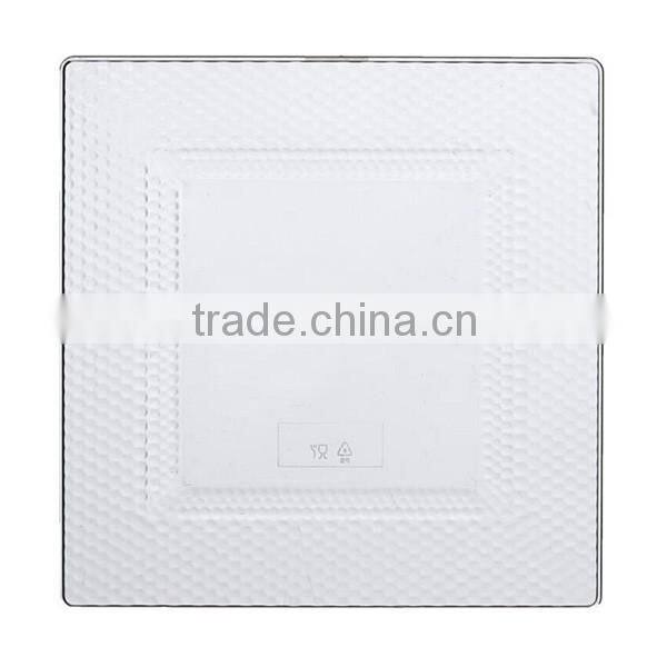 8'' Disposable Hot Dots Silver/Gold Plate