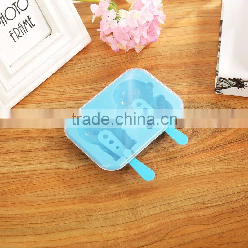 ICM-J009 Reusable Popsicle Molds Ice Pop Molds Maker, Set of 2, Doraemon Ice Pop Molds