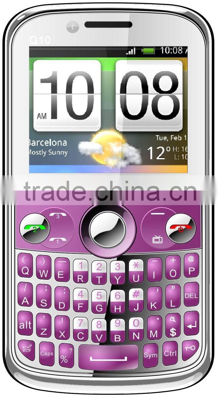 Q10 Dual Super Loudspeaker qwerty q10 tv china mobile
