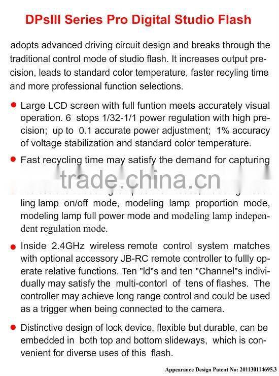 JINBEI DPSIII Series Professional Photo Studio Flash, Photo Strobe, Monolight, Photo Studio Equipment, Photographic Supply Light