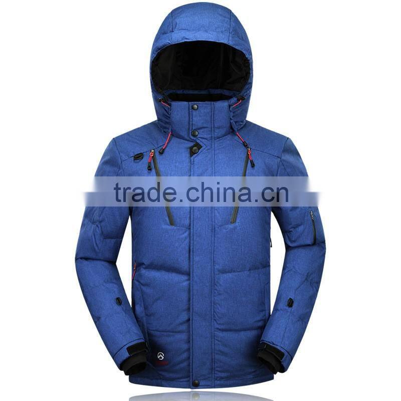 2016 fashion warm polyester for the winter goose down jacket