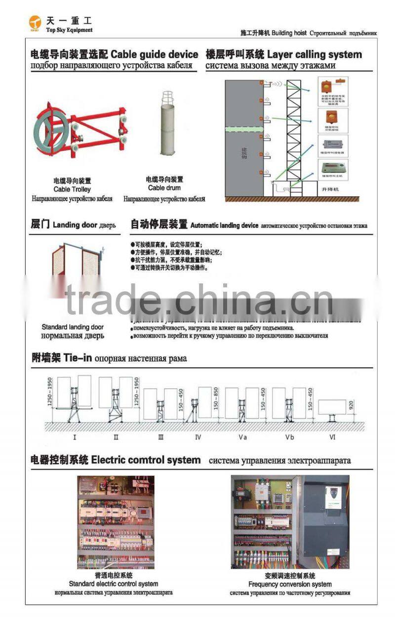 SC200D Construction Hoist/Elevator