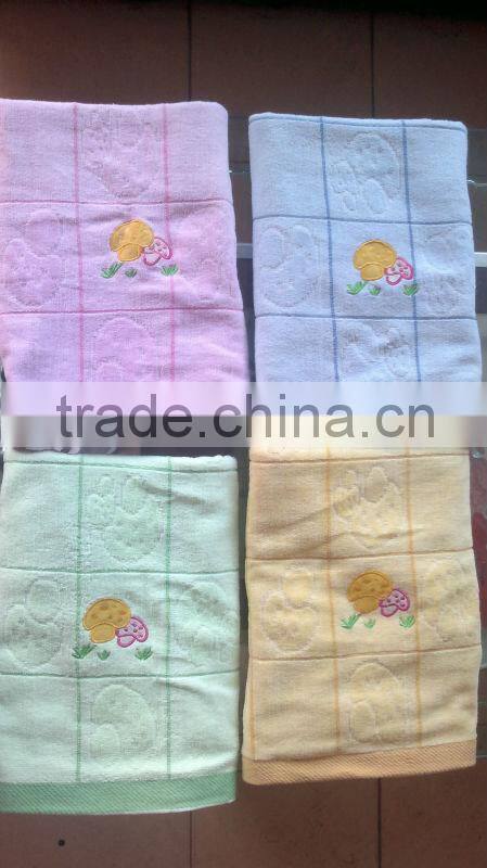 cotton Stock Embroidery face towel wholesale
