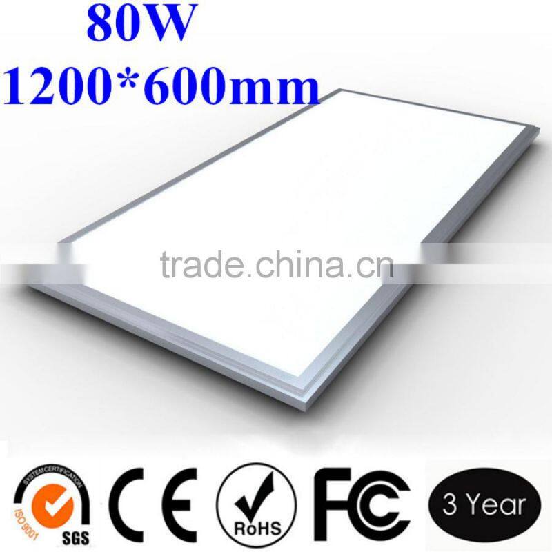 color temperature adjustable led panel light Square LED ceiling light 1200x600mm