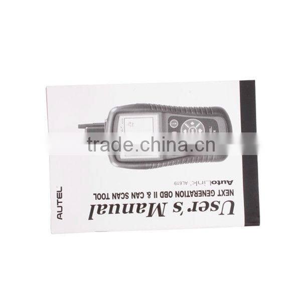 Original Autel Autolink AL619 ABS/SRS + CAN OBDII Diagnostic Scan Tool Turn off Check Engine Light clears codes resets monitors