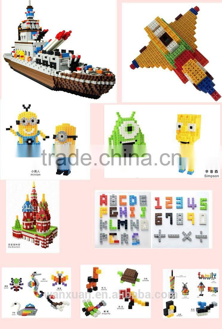 Kids colorful plastic magnetic building blocks for sale
