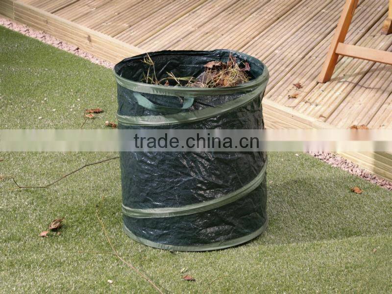 Popular PP/PE Pop-Up Garden Refuse Bags ,Recycle Garden Tip Bags,Leaf Garden Collector Bags
