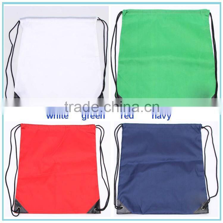 folding shopping bag small fabric drawstring bag