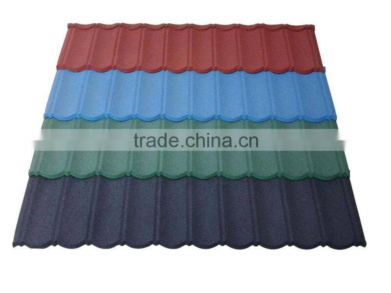 2015 Hot product corrugated aluminum roofing shingles ,stone coated metal roof tile