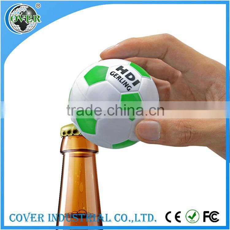 Wholesale cheap ball custom Logo keychain bottle opener