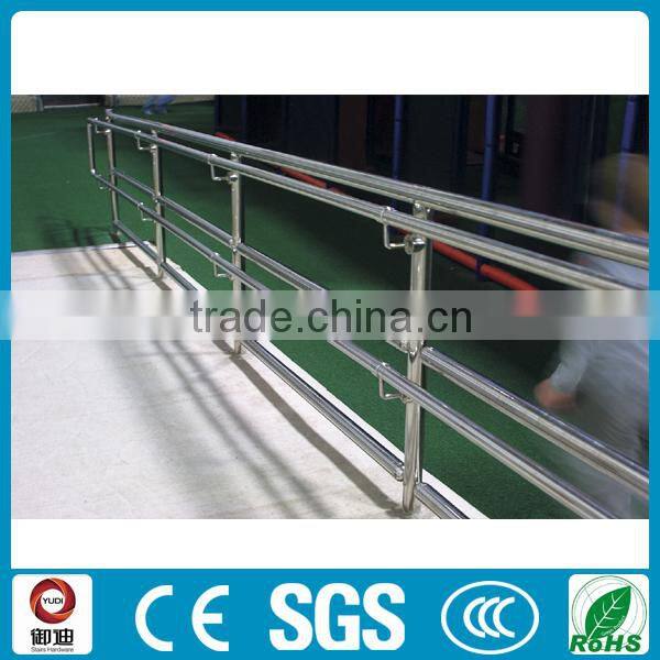 Modern stainless steel removable handrail for staircase
