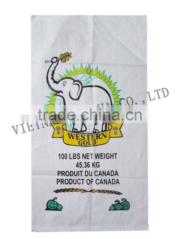 America transparent pp woven bag sack, pp woven silage bag