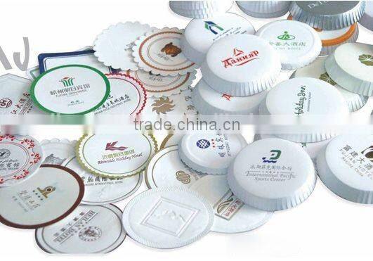 hot sale manufacture produce tissue paper coaster ,paper coaster for hotel