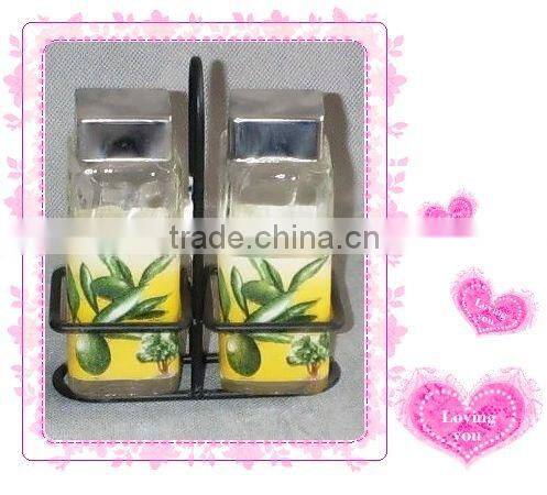 spray votive candles in holders