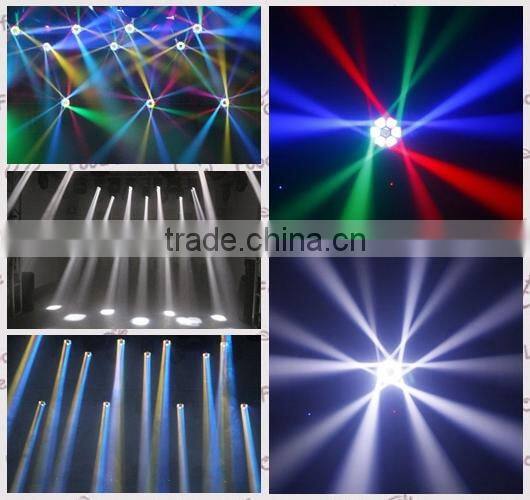 7x10w led bee eye moving head beam light