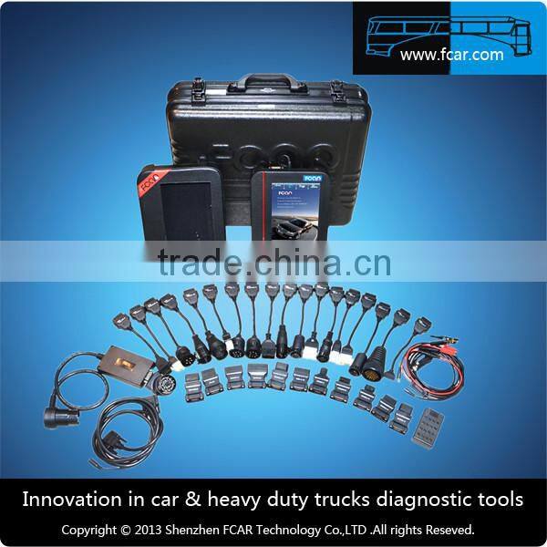 Universal auto diagnostic tool, FCAR F3-G for Asia, European, American diesel trucks, passenger and commercial cars