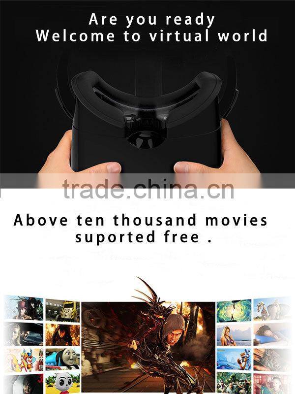 2016 Christmas gifts 3D VR Glasses with remote controller for 3D movies