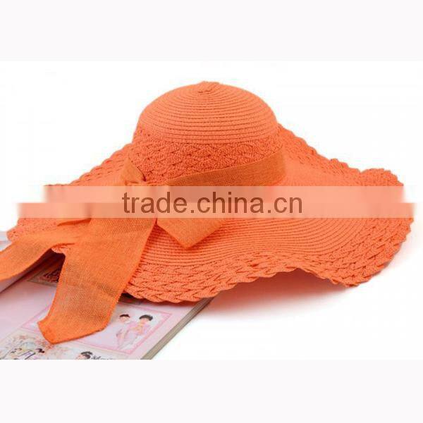 Ladies Elegant Purple Church Hats Made of Straw From Taizhou,China