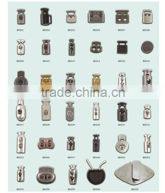 Design hot sell two holes plastic rope stopper for Garment