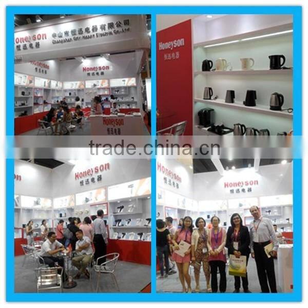 white or black melamine electric tea kettle (stainless steel inside) with tray set