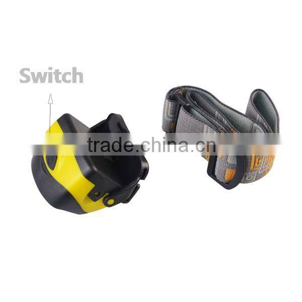 Battery Powered Ultra Bright 3W COB LED Headlamp