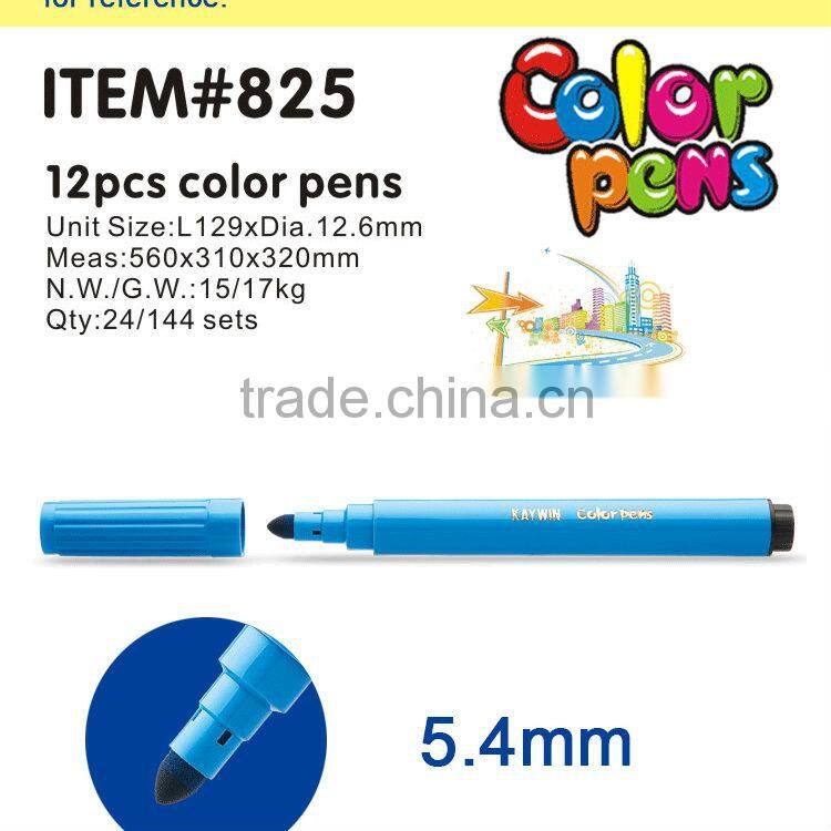 12pcs Water color marker pen set item # 825