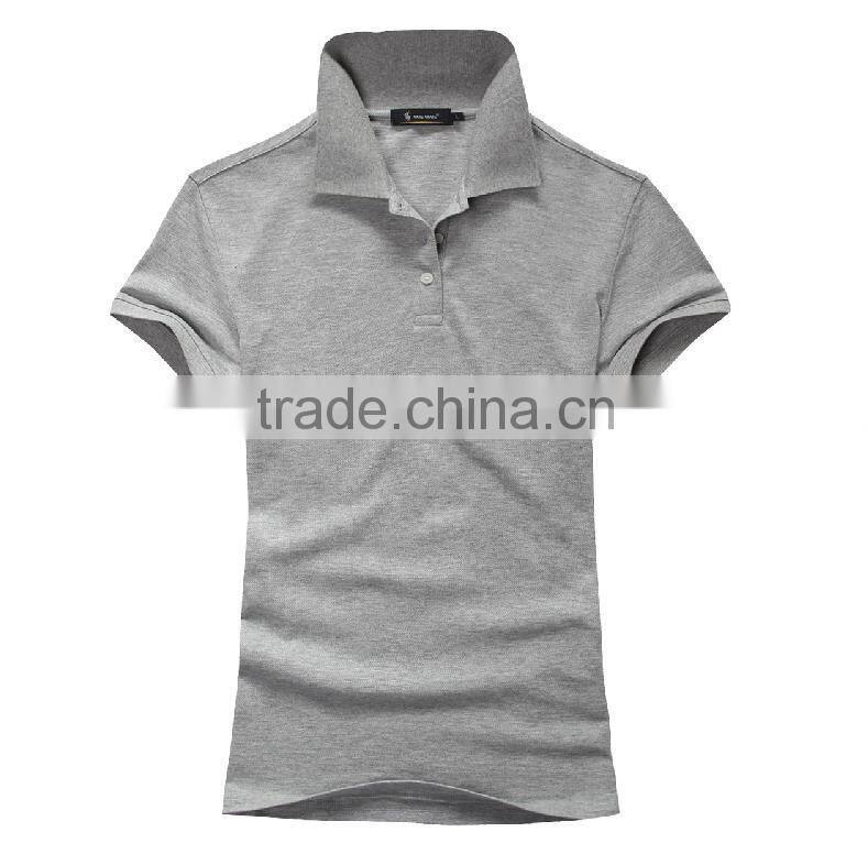wholesale china bulk plain cotton formal short sleeve polo shirts