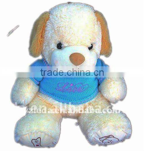 Plush dog in sweater/stuffed dog/plush toys