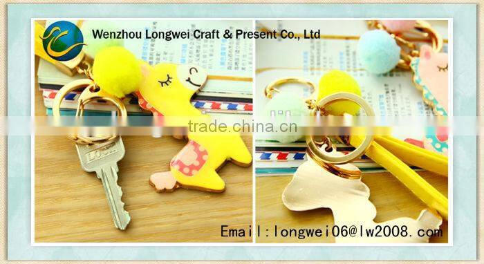 horse shaped metal animal keychain/hello kitty keychain/mickey mouse keychain