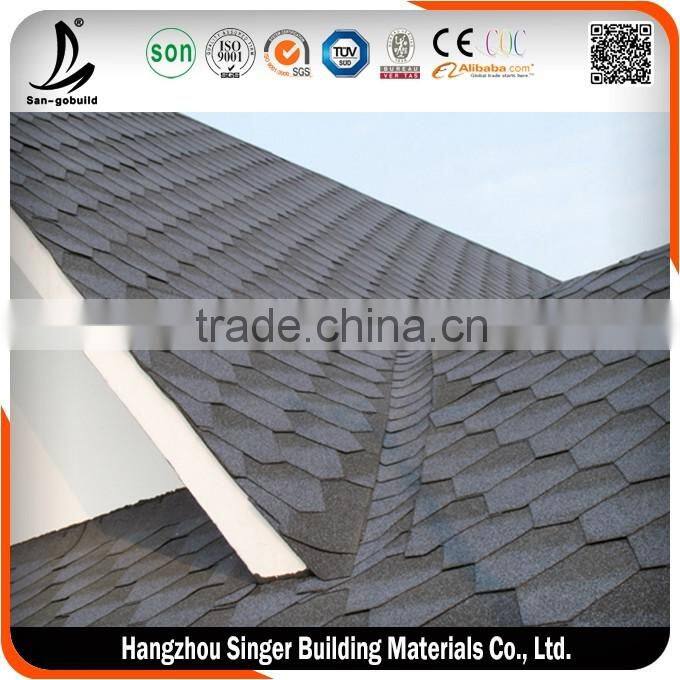 Asphalt shingles roofing for construction material, 3 tab asphalt shingle sheets