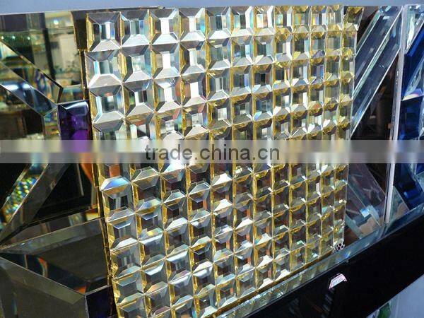 Glass mirror mosaic tile