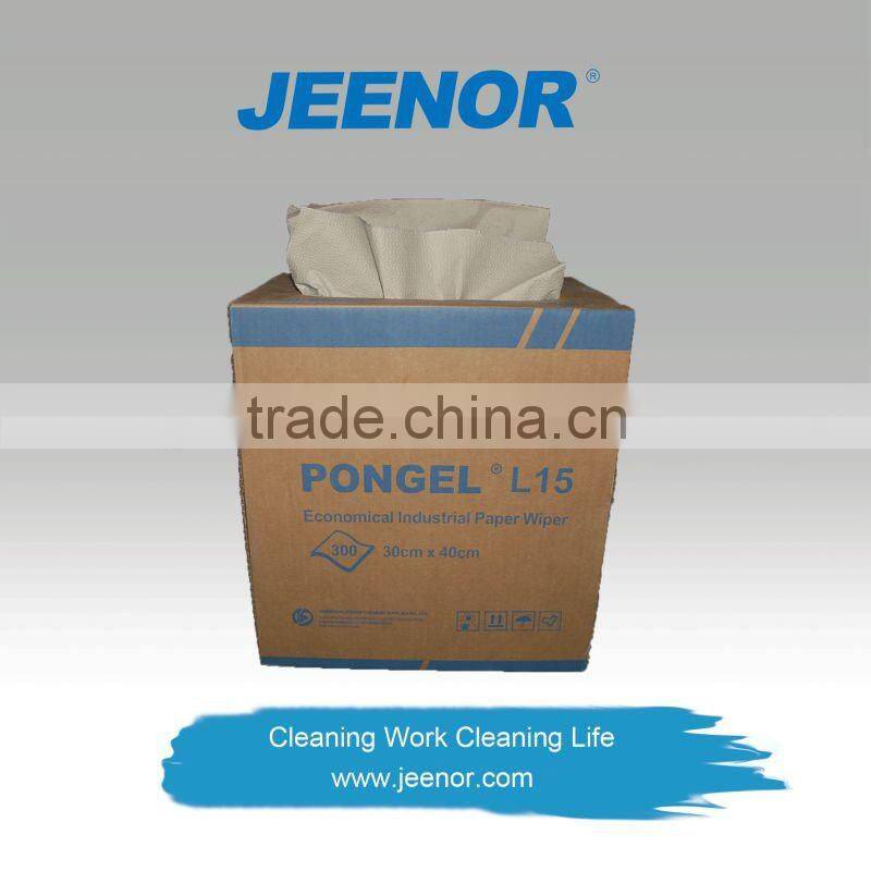 L15 Industrial Bit Dot Pattern Cleaning Paper Wipes