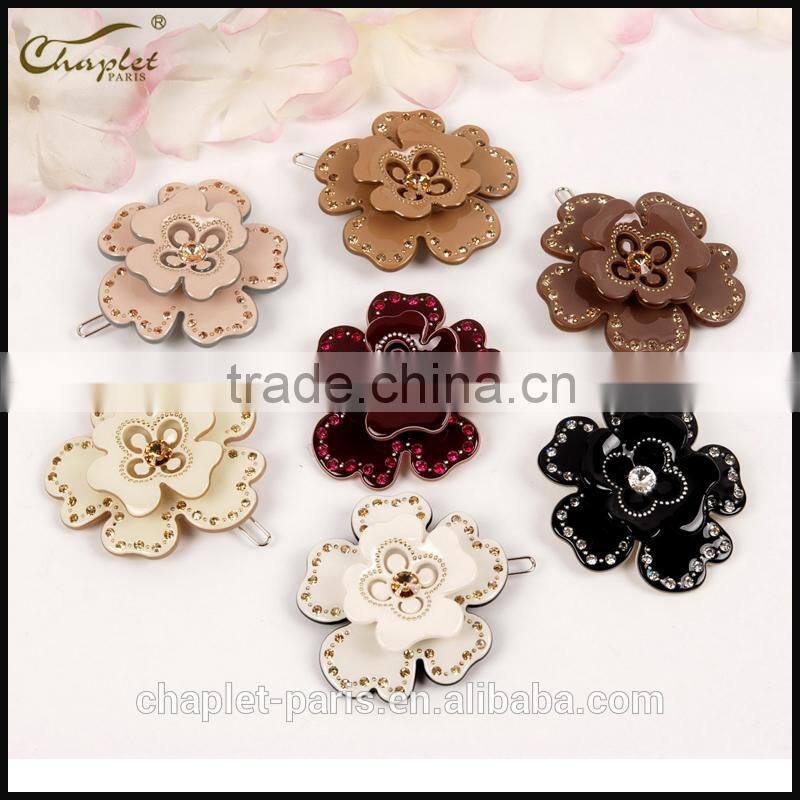 2015 newly flower hairpin for girls