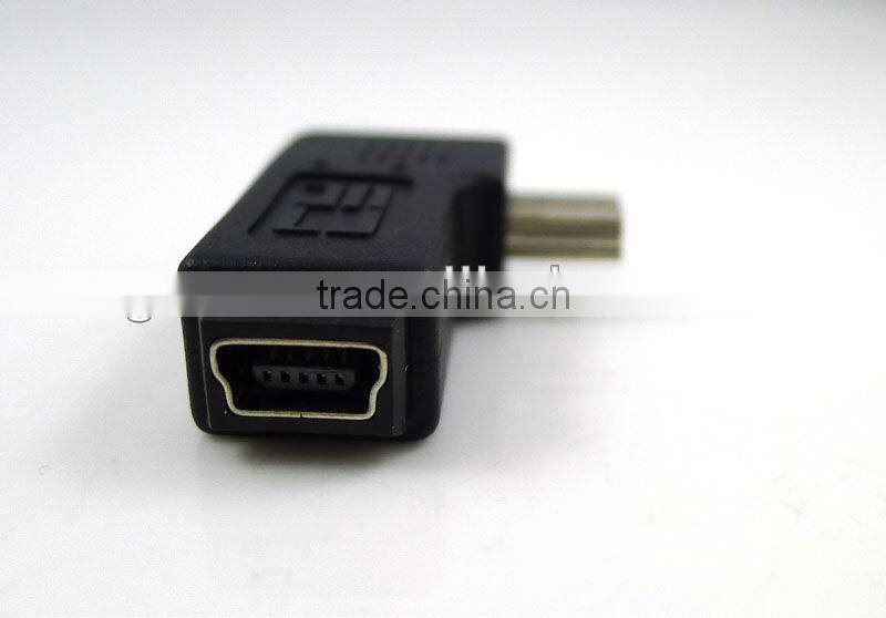 Mini USB 2.0 5P Male to Female M - F extension adapter